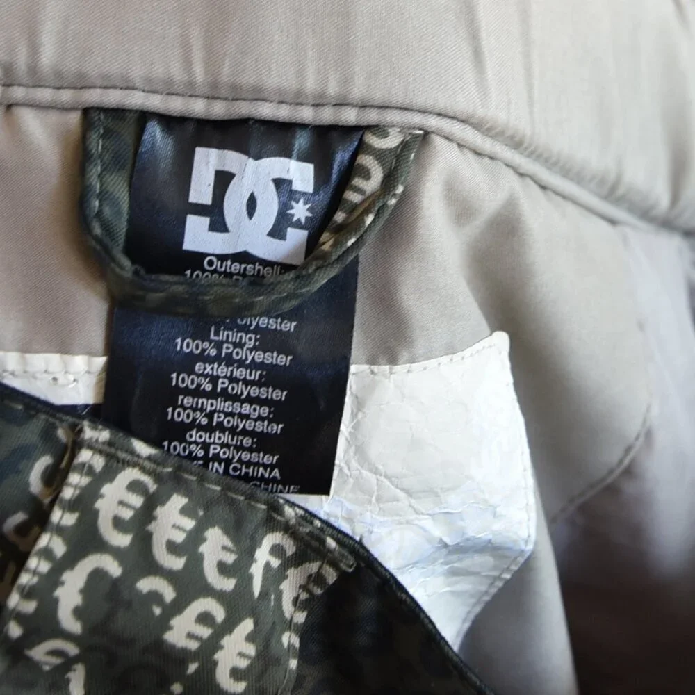 DC Camo Snow Pants YXL Exotex 5000 Gorpcore Ride Euros Streetwear Print